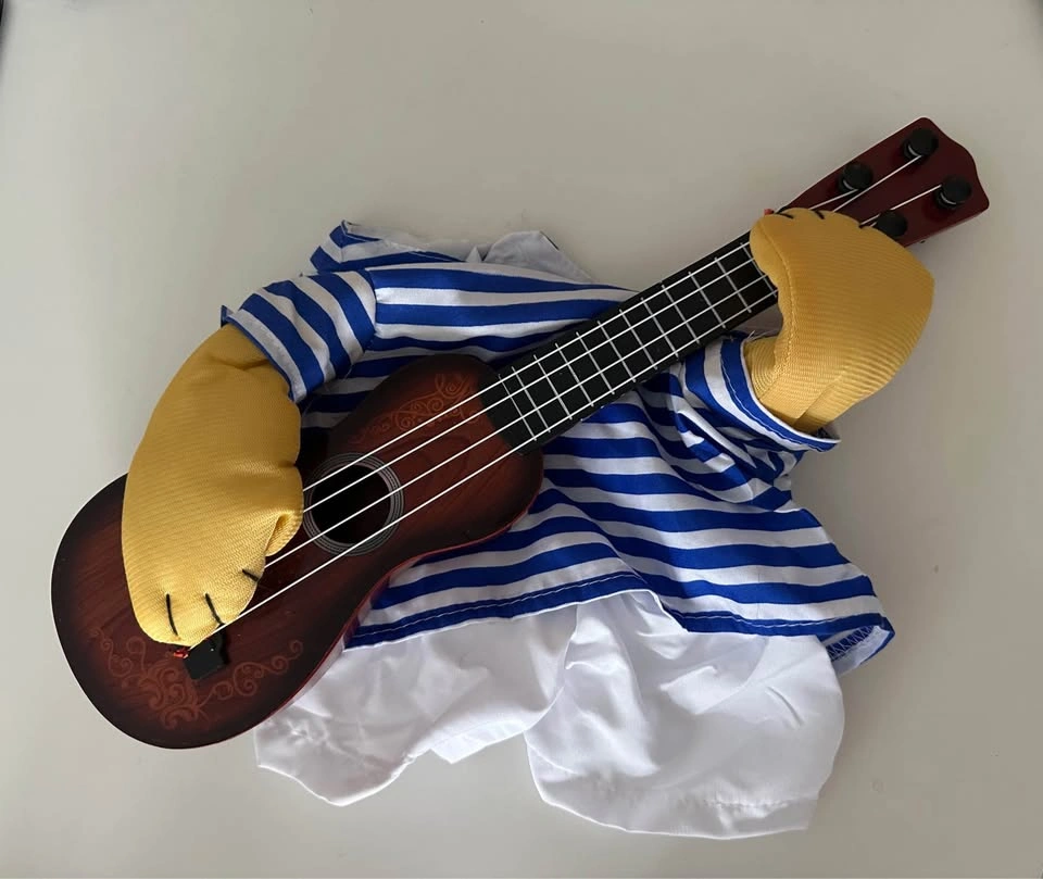Dog Guitarist Costume (Fits ~8-9kg) – Rock Star – Halloween - photo 2