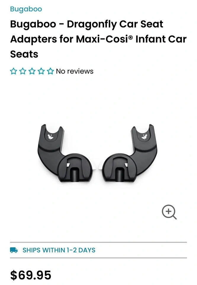 Bugaboo Dragonfly Car Seat Adapter – New in Box (Save $20+)