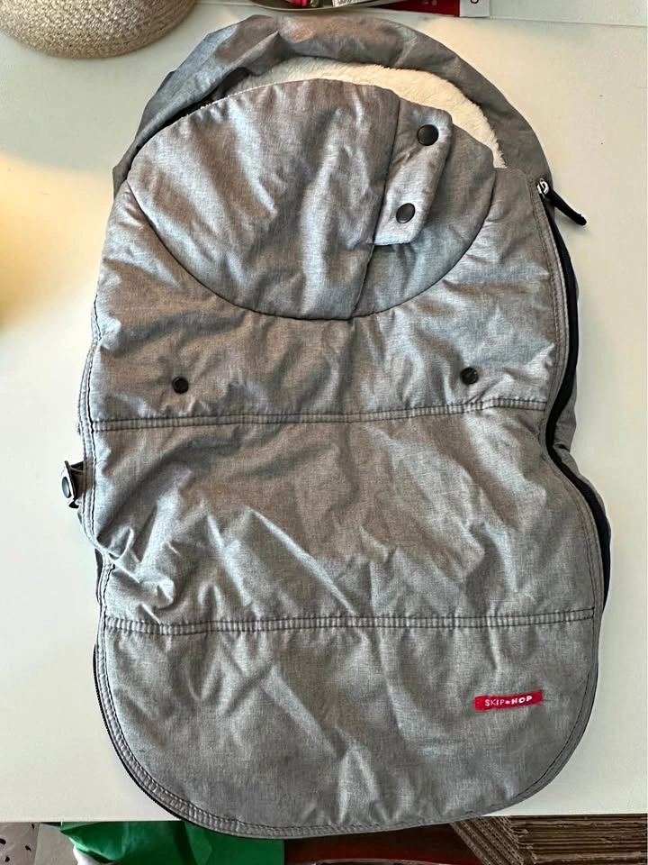 Skip Hop Stroll & Go Car Seat Cover – Heather Grey – Like New