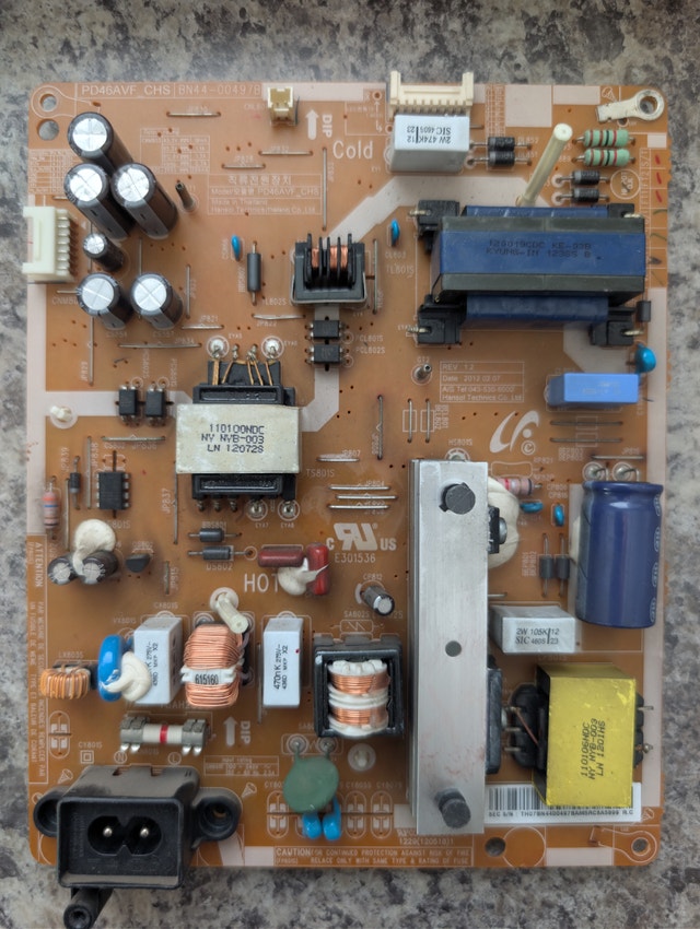 Samsung Power/LED Board BN44-00667A