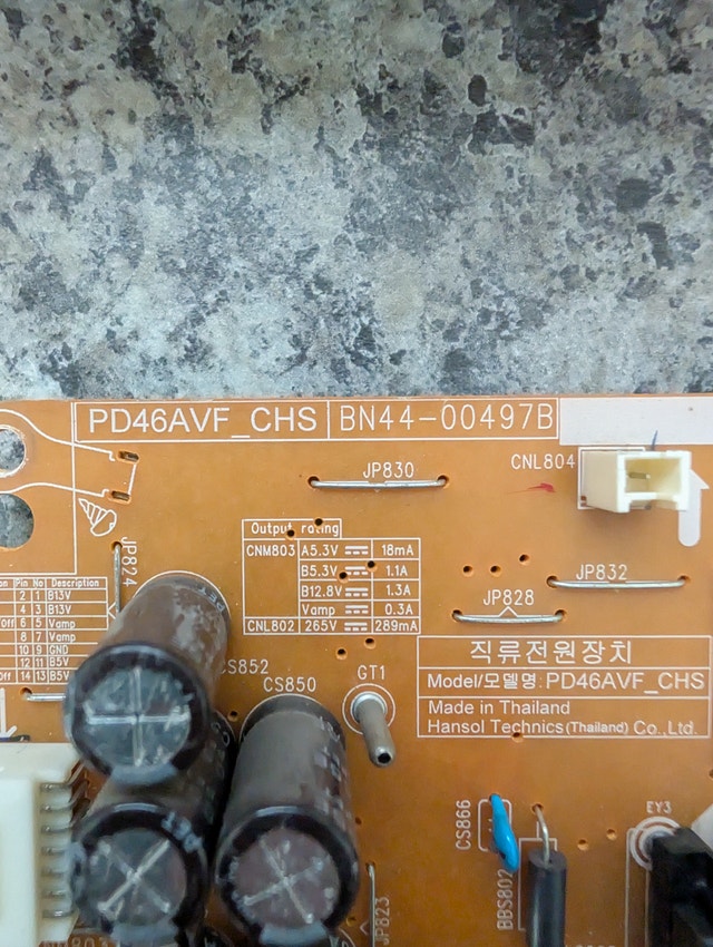 Samsung Power/LED Board BN44-00667A - photo 2
