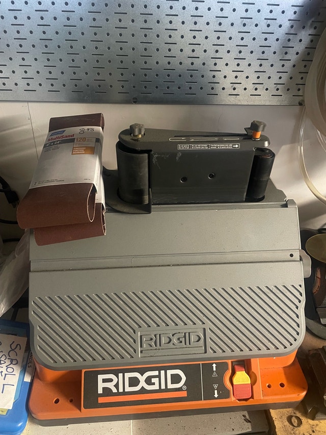 New RIDGID Oscillating Edge/Belt Spindle Sander