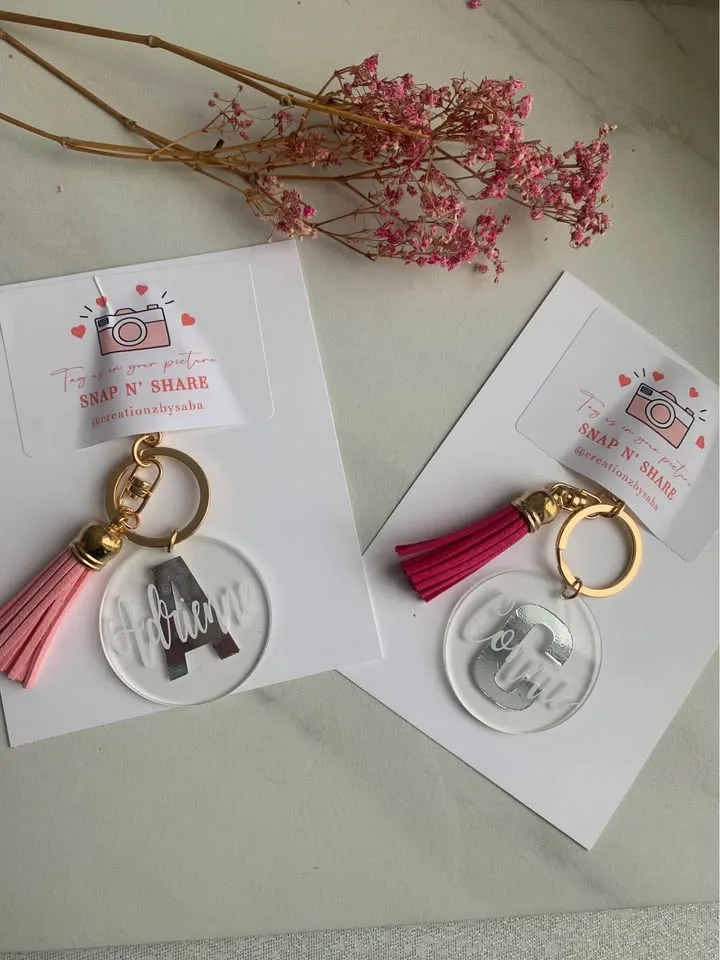 colorful keychains with tassels in different colors image indicator(6)