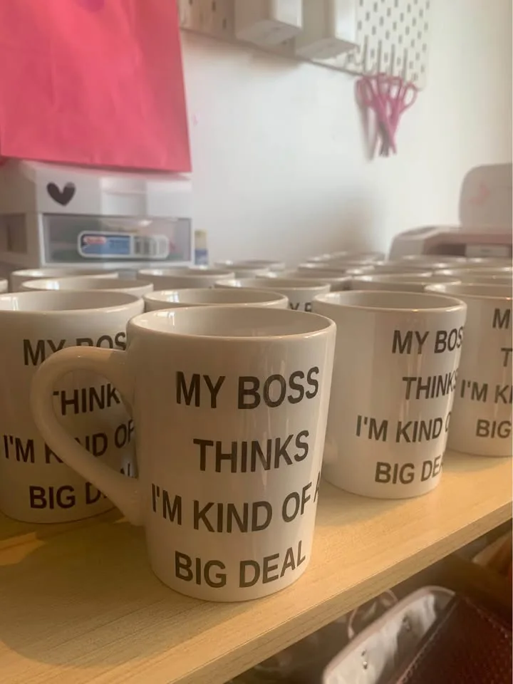 Promoted To Custom Wine Glass or Mug Set - Gift image indicator(7)