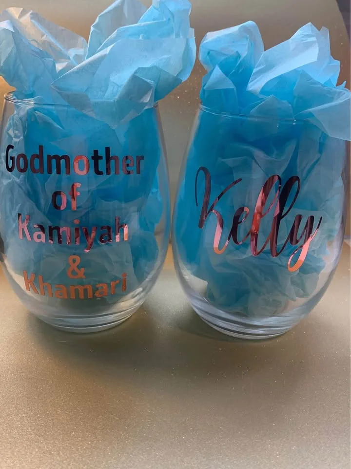 Promoted To Custom Wine Glass or Mug Set - Gift image indicator(9)