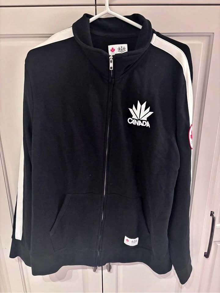 Team Canada Olympic Hudson’s Bay Track Jacket Men’s Large