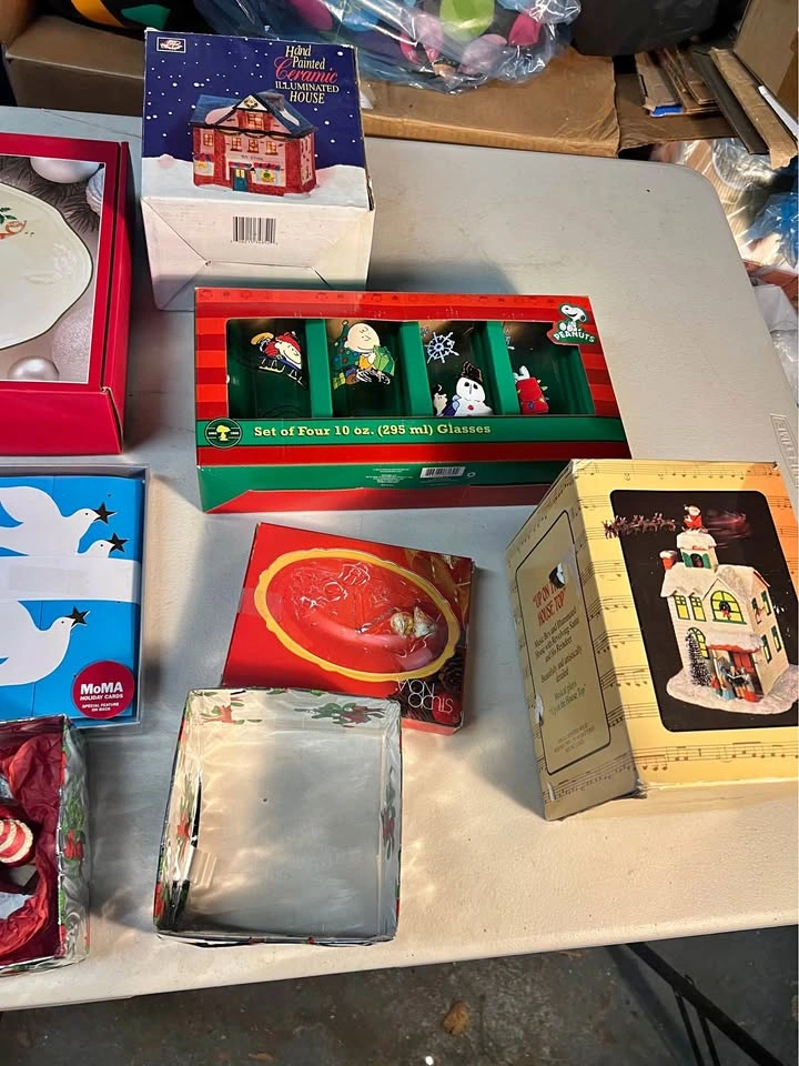 Christmas Holiday Decor Lot - Lenox, MoMA, Peanuts