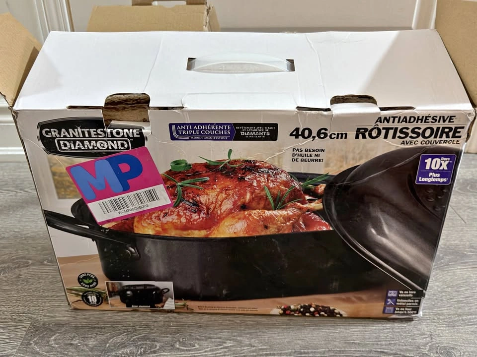 Granitestone Diamond non stick 16" Roaster Pan
