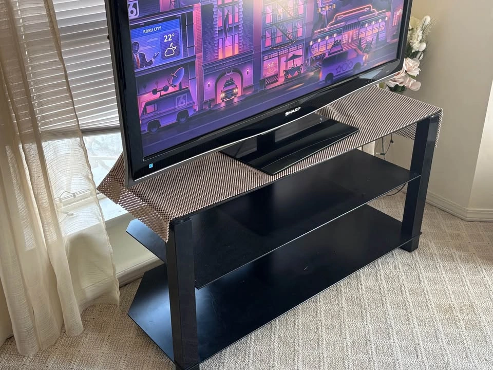 TV Stand-Black - photo 2