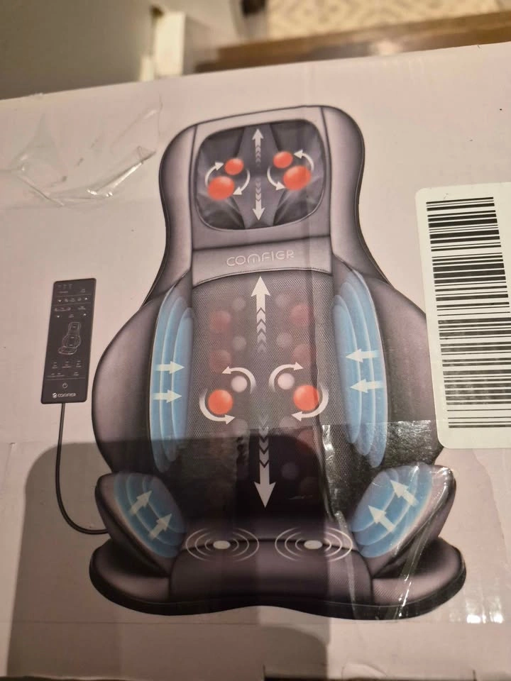 Neck & Back Massager with Heat & Compression - photo 3