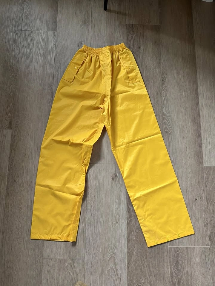 WetSkins Yellow Rain Pants – Size L