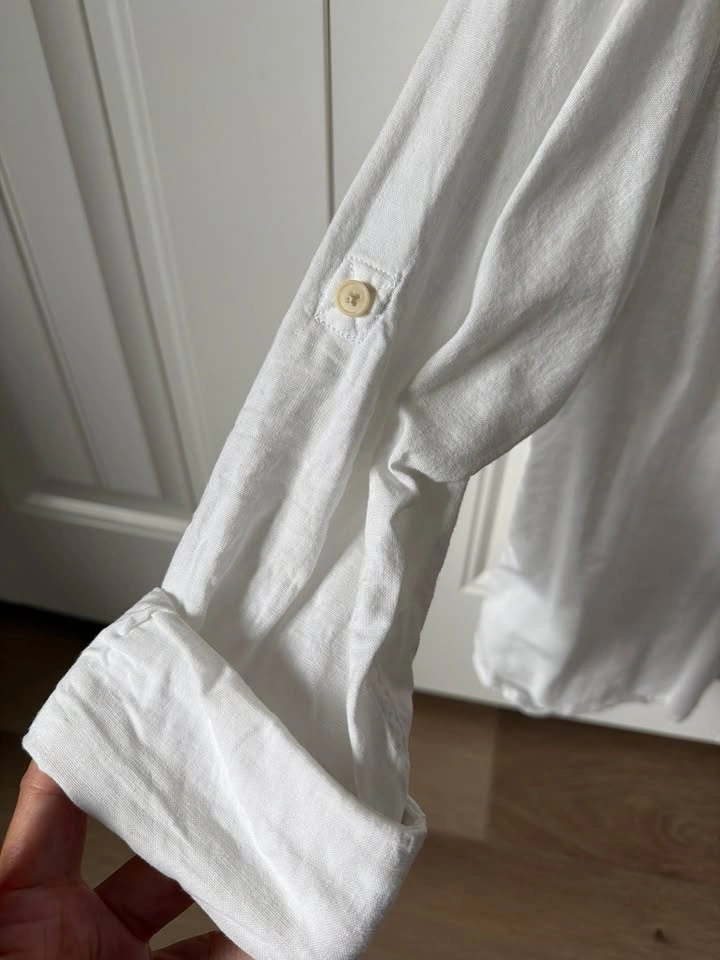 Zara Boys' White Mandarin Collar Shirt – Size 12 (152) - photo 3