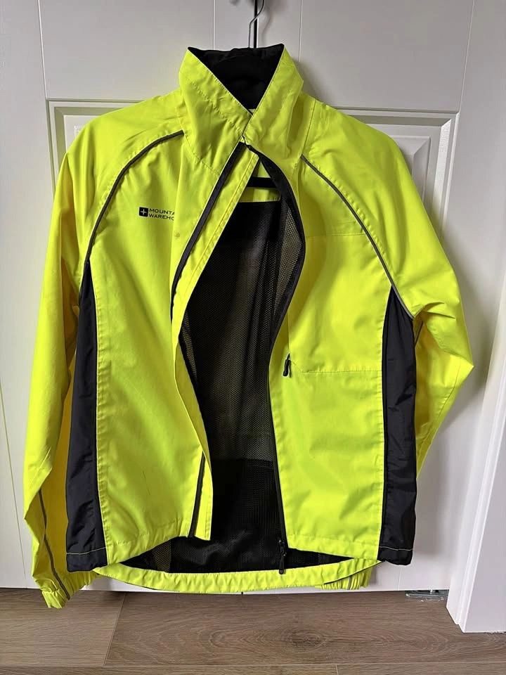 Mountain Warehouse Active Neon Yellow Cycling Jacket – XXS