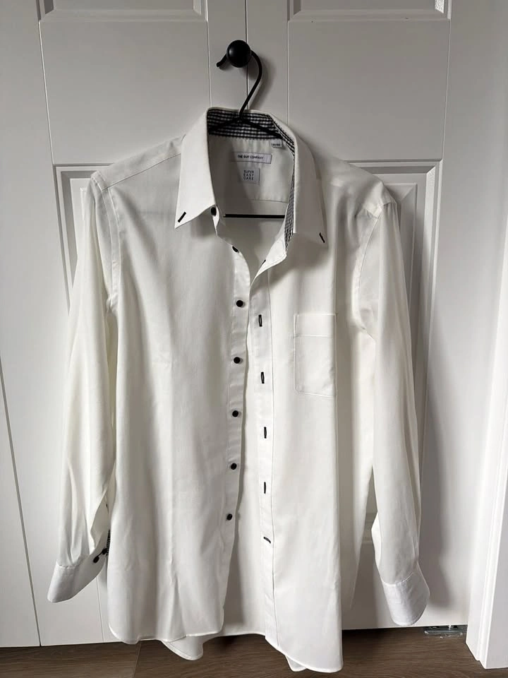The Suit Company Men's White Dress Shirt – Size 41/84 (L)