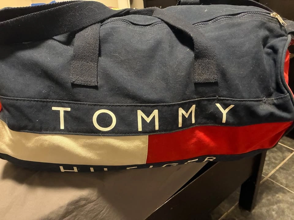 Tommy Hilfiger Duffel Bag and Men's Clothing Lot - photo 3