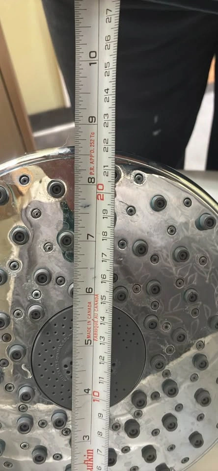 8" Chrome Shower Head with Adjustable Extension Arm - photo 3