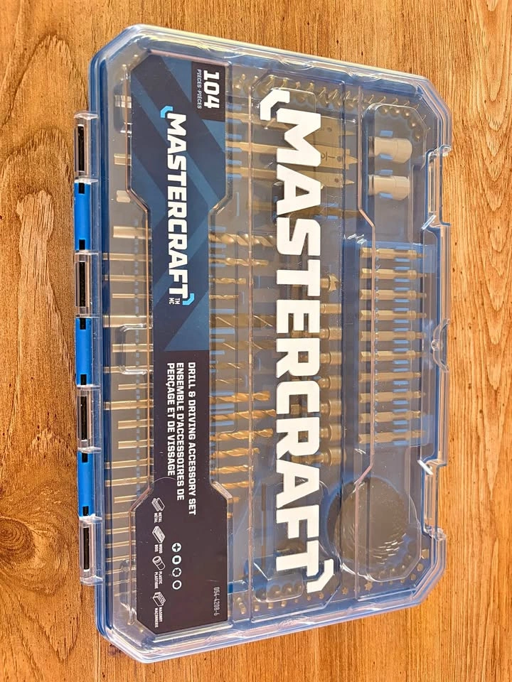 Mastercraft 104-Piece Drill & Driving Accessory Set