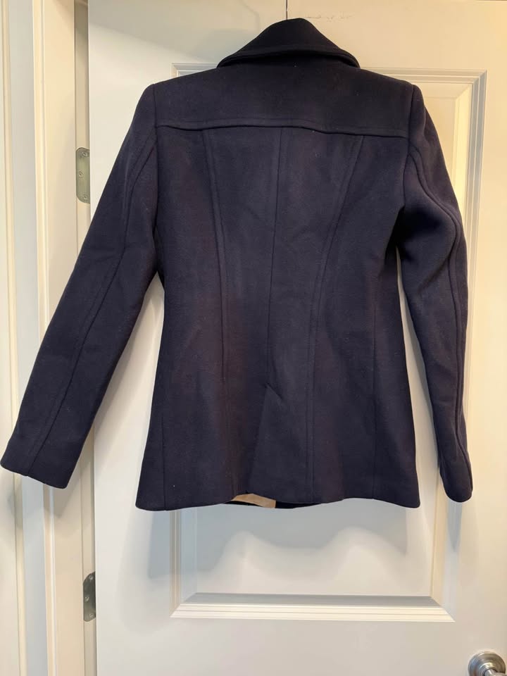 Zara women’s double breasted peacoat - photo 3