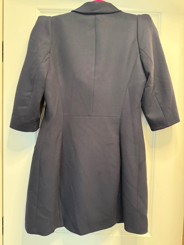 Zara Blazer dress with gold/pearl button detail - photo 3