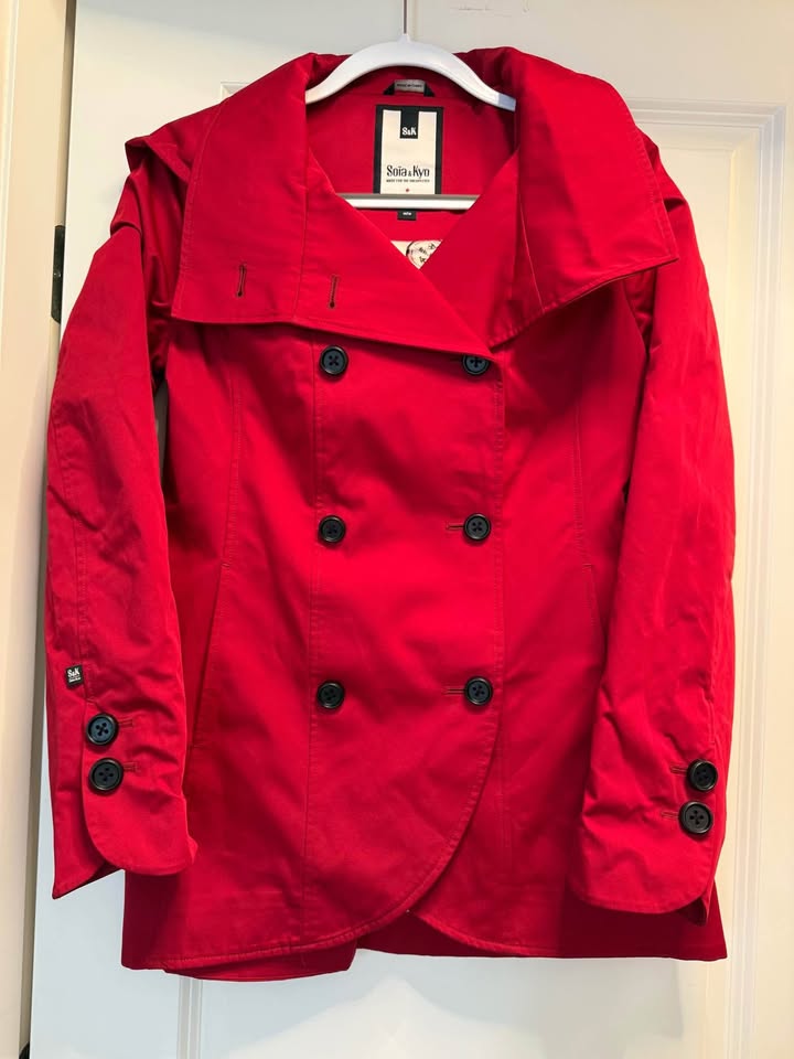 Soia & Kyo little red riding hood trench coat - photo 2