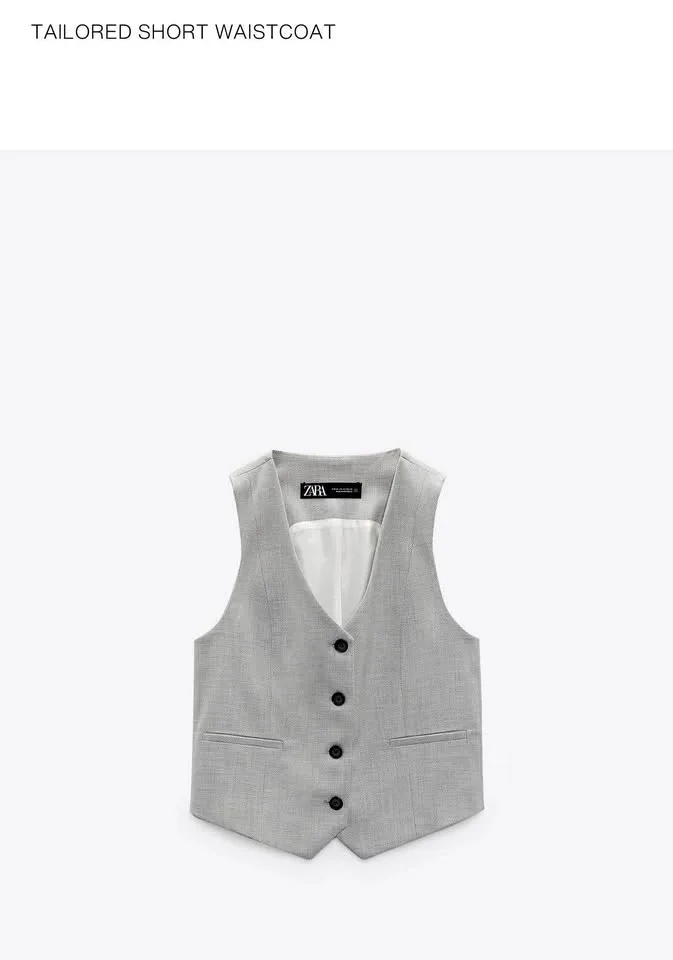 Tailored short waistcoat thumbnail