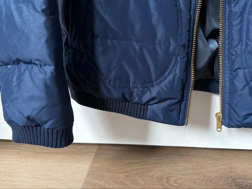 Fairwhale Men's Navy Quilted Bomber Puffer Jacket – XL - photo 3
