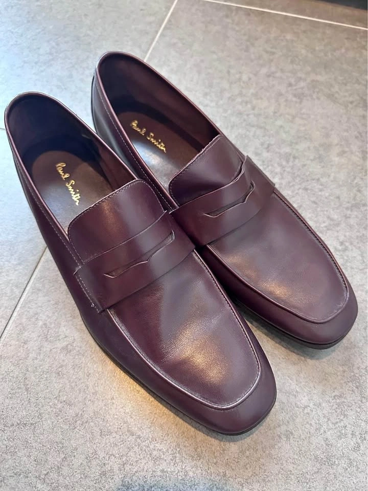 Paul Smith Men’s Genuine Leather Slip On Loafers