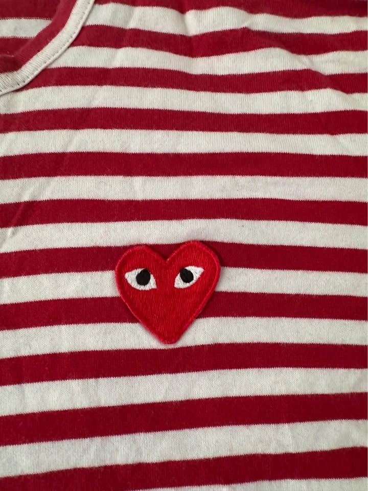 Comme des Garçons Play Striped T-Shirt - photo 3