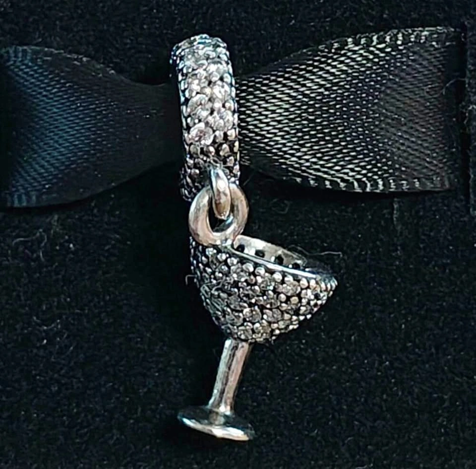 Pandora CZ Martini charm