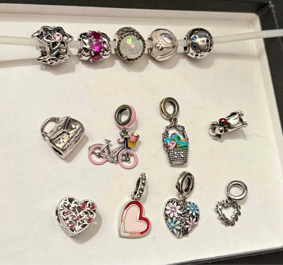Pandora style sterling silver charms