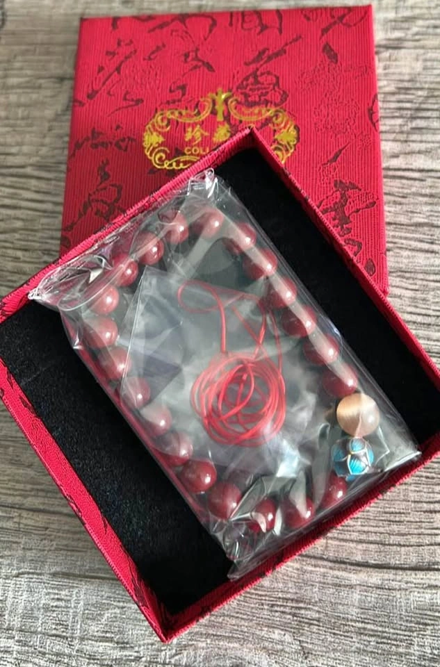 Feng Shui Cinnabar Bracelet for Women – Lotus-Inspired - photo 3
