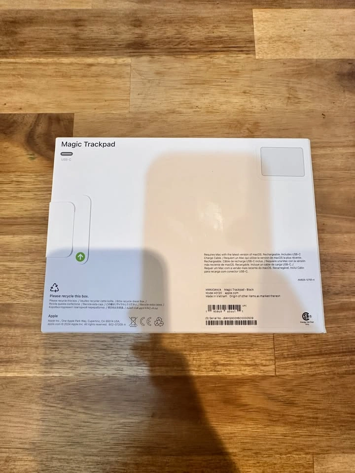Apple Magic Trackpad USB-C BLACK – Brand New - photo 2