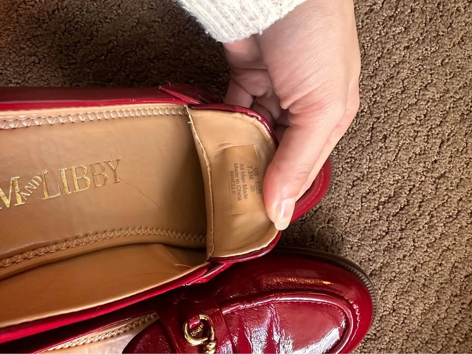 Red Patent Loafers - photo 3