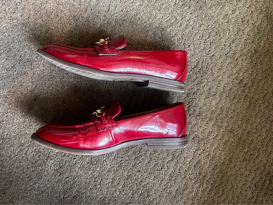 Red Patent Loafers - photo 4