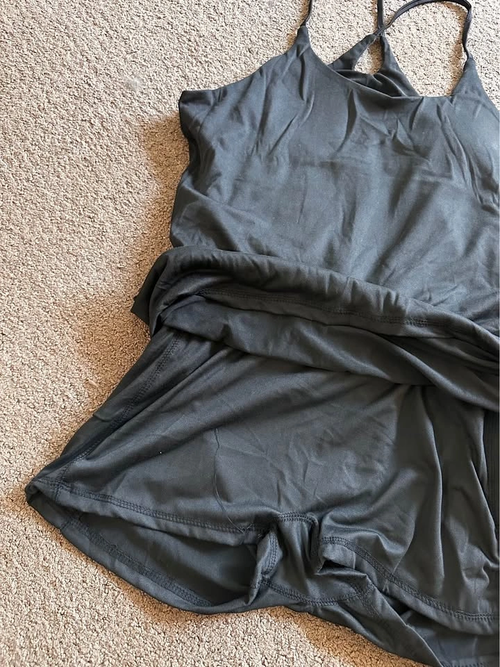 Set of 2 Exercise Dresses - Black and Light Blue - photo 5