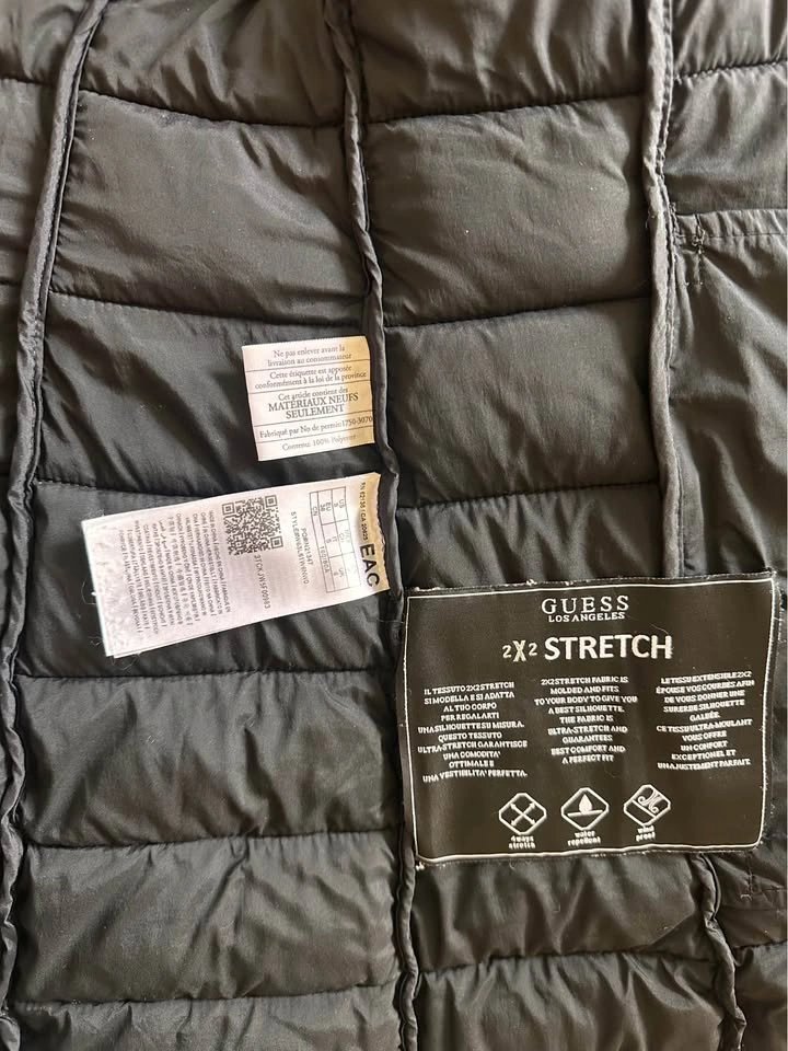 Guess Stretch Puffer Jacket - Size Small - photo 4