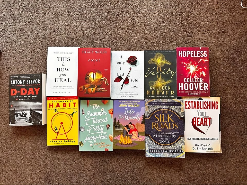 Books $5 each