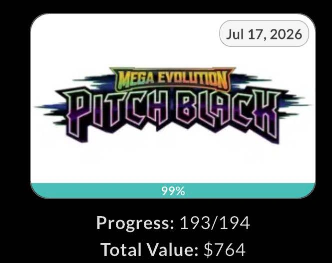 99% Complete Pokemon Pitch Black Master Set 193/194 + Binder - photo 2