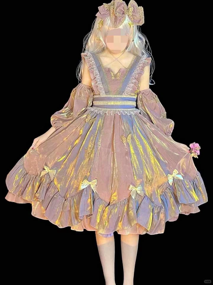Pink & Purple Lolita Dress