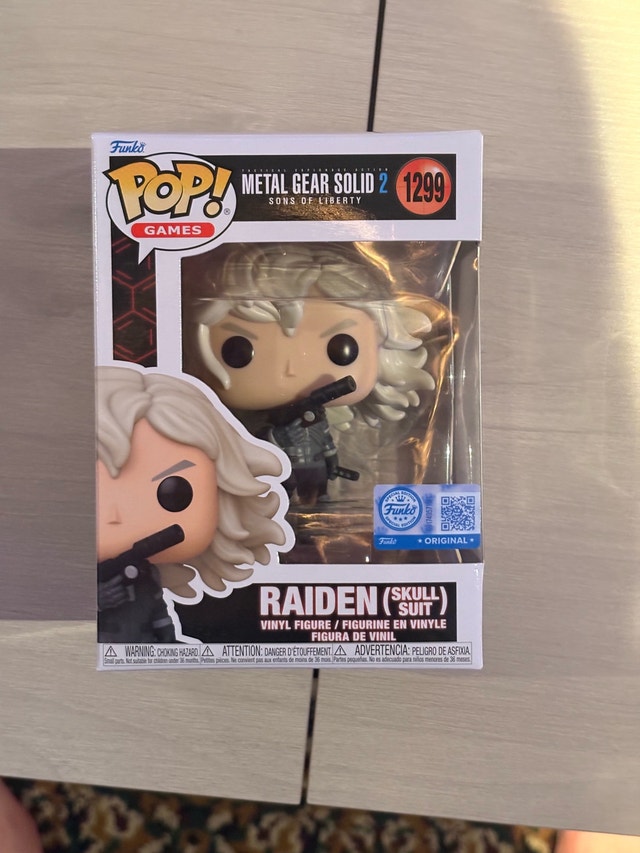 Funko Pop Metal Gear Solid 2 Raiden
