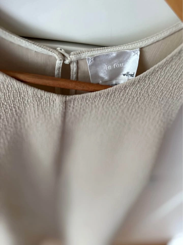 Wilfred Le Fou Trompette Dress Beige Size S - photo 4