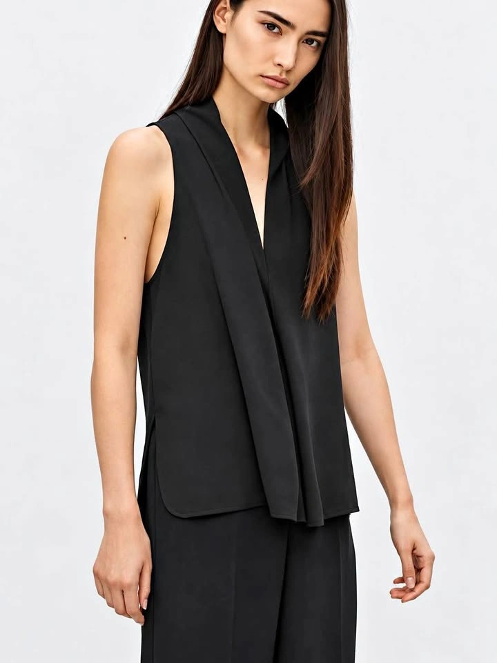 Wilfred Nuit Sleeveless Blouse Black Size S