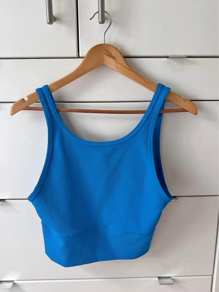 Lululemon Power Pivot Ribbed Tank Top – Poolside – Estimated Siz - photo 3