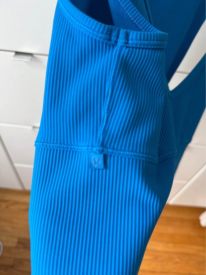 Lululemon Power Pivot Ribbed Tank Top – Poolside – Estimated Siz - photo 5