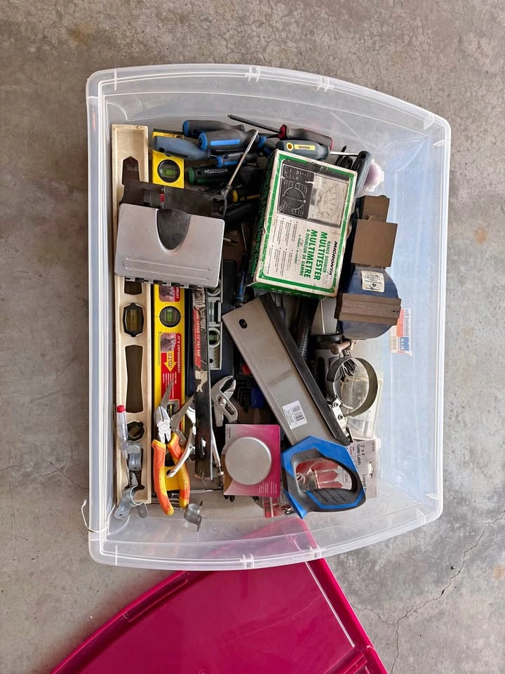 Assorted Hand Tools & Equipment Lot – Levels, Multimeter, Vise