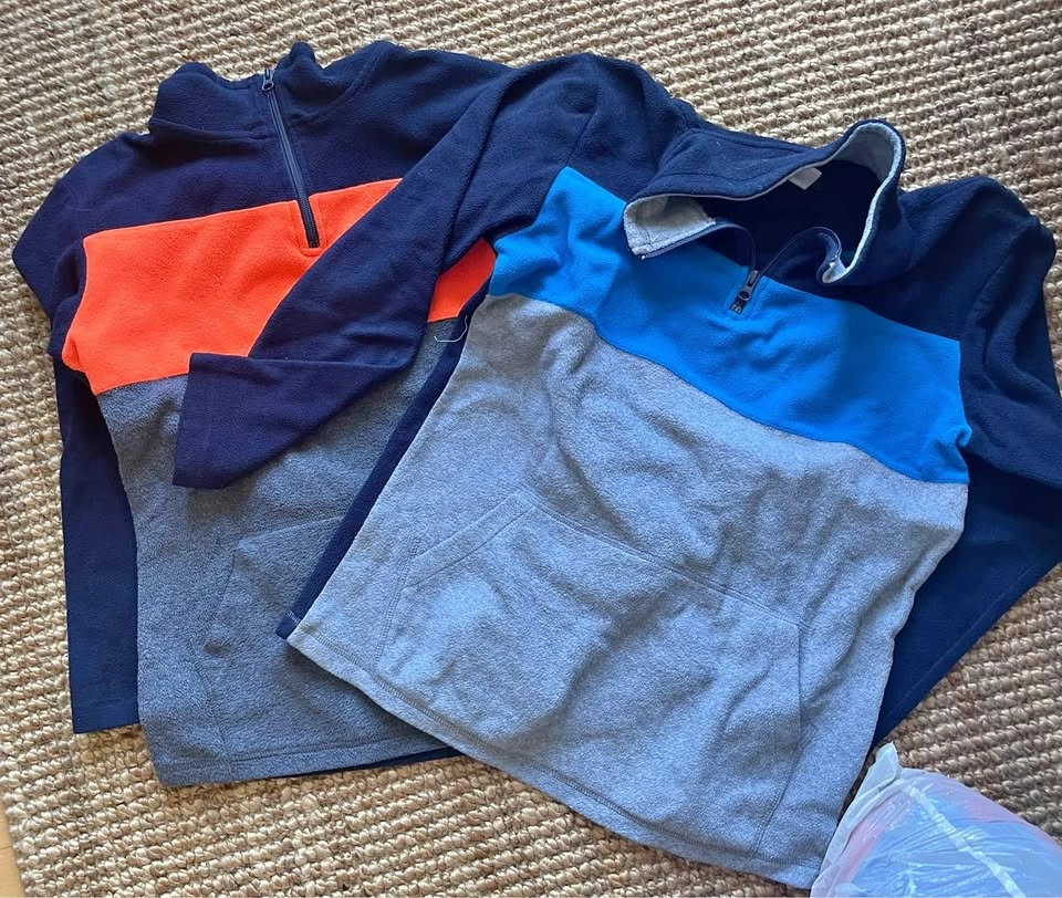 2 Fleece Jackets, Kids XL and XXL