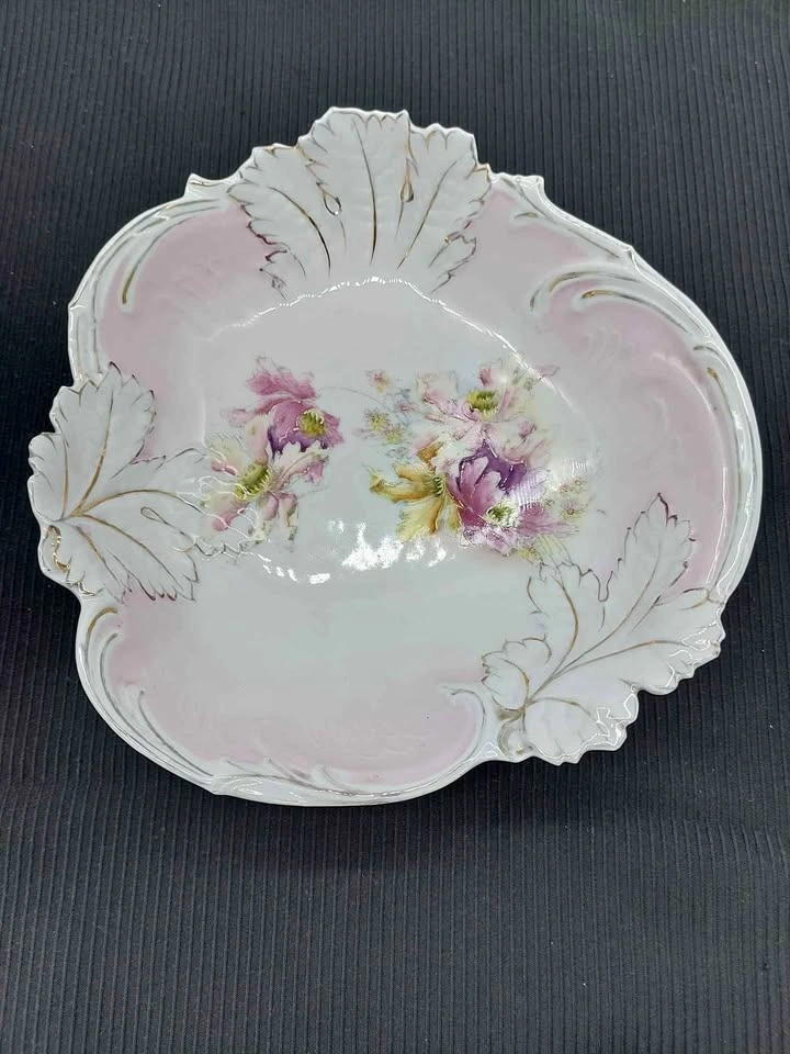 Big Vintage or Antique Floral Bowl