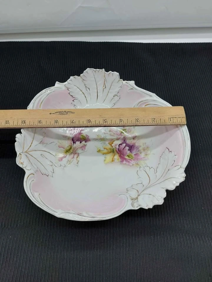 Big Vintage or Antique Floral Bowl - photo 3