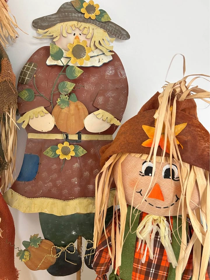 Set of 3 Fall Scarecrow Decorations - photo 3