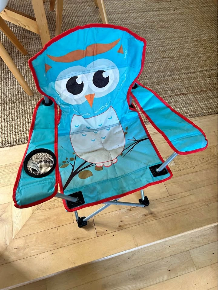 Kids' Owl Folding Camp Chair